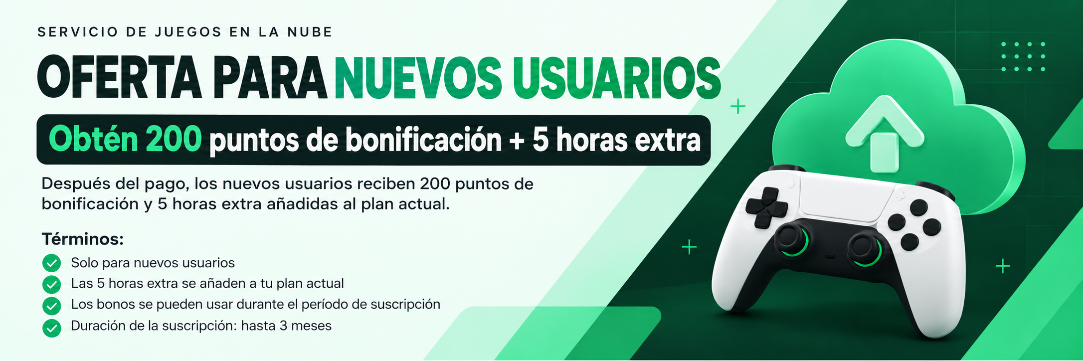 Bonus for new users